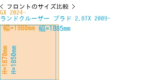#GX 2024- + ランドクルーザー プラド 2.8TX 2009-